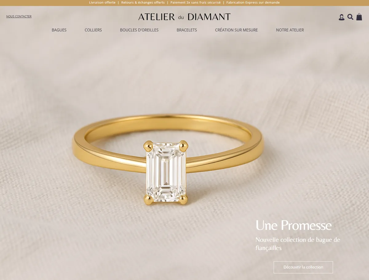 Aperçu du projet Atelier du diamant